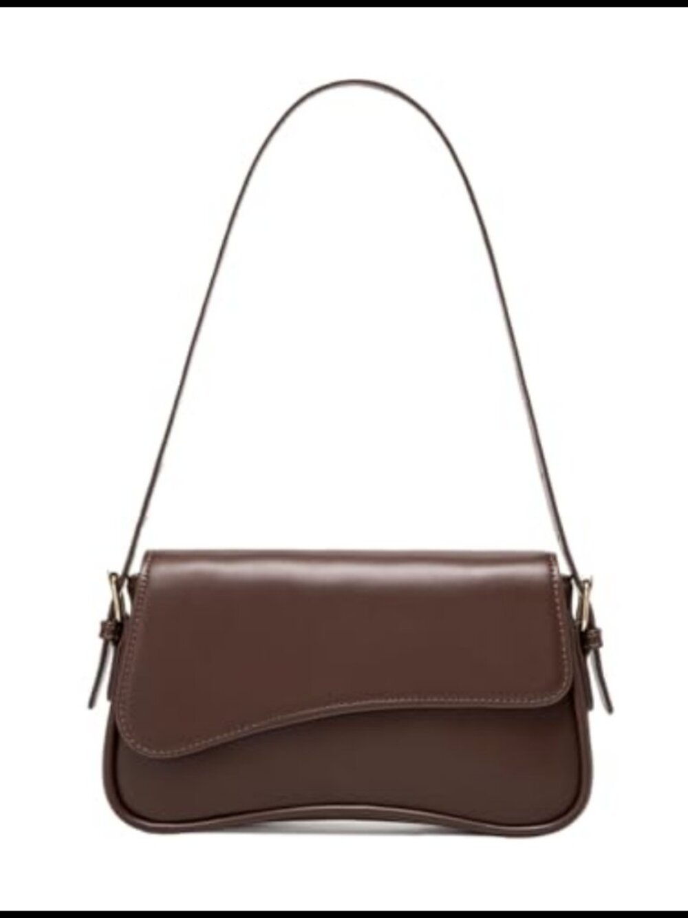 Underarm Shoulder Bag Vegan Leather Hobo Crossbody Clutch Adjustable Strap